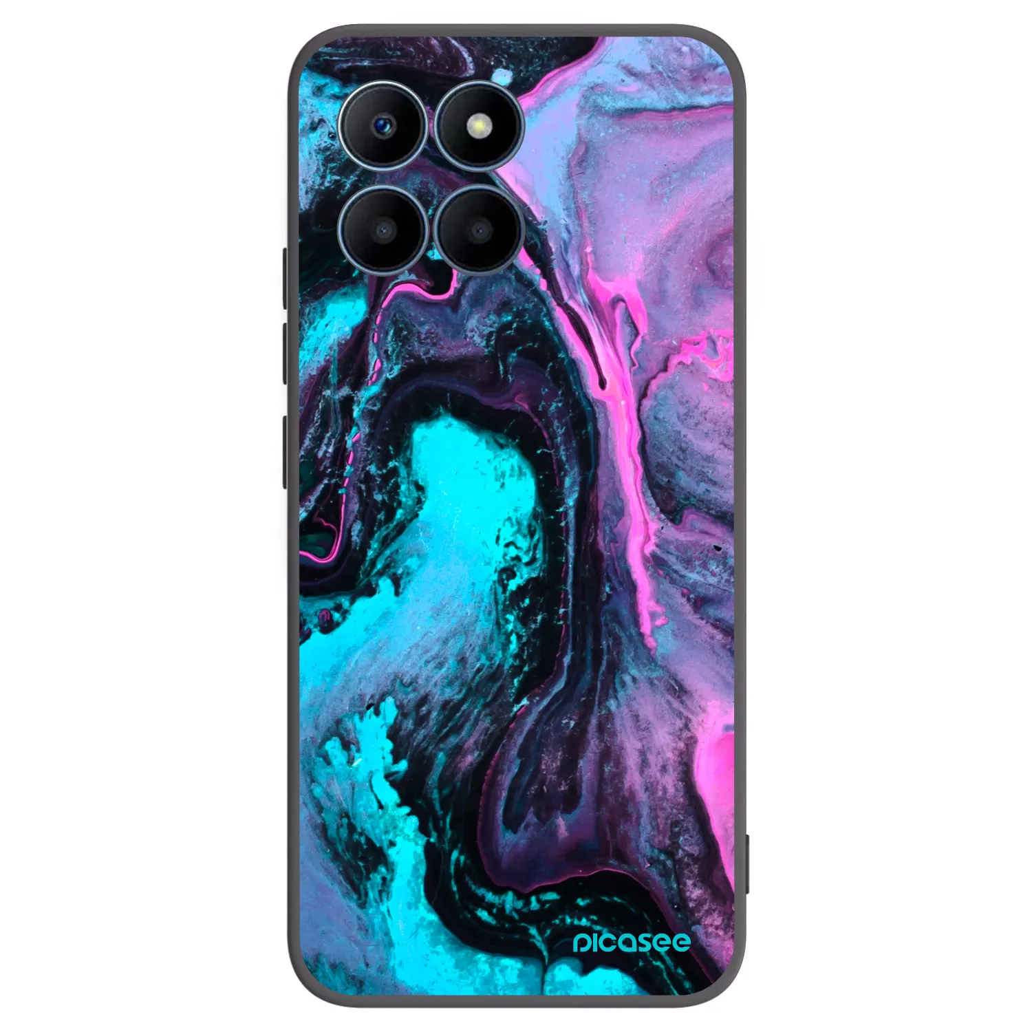 Picasee silikónový čierny obal pre Honor 70 Lite - Lean 2