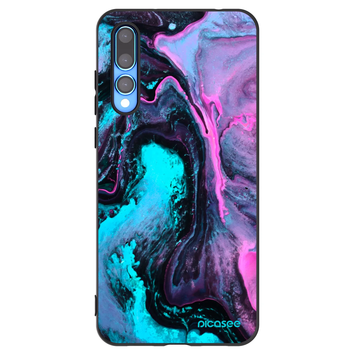 Picasee silikónový čierny obal pre Huawei P20 Pro - Lean 2