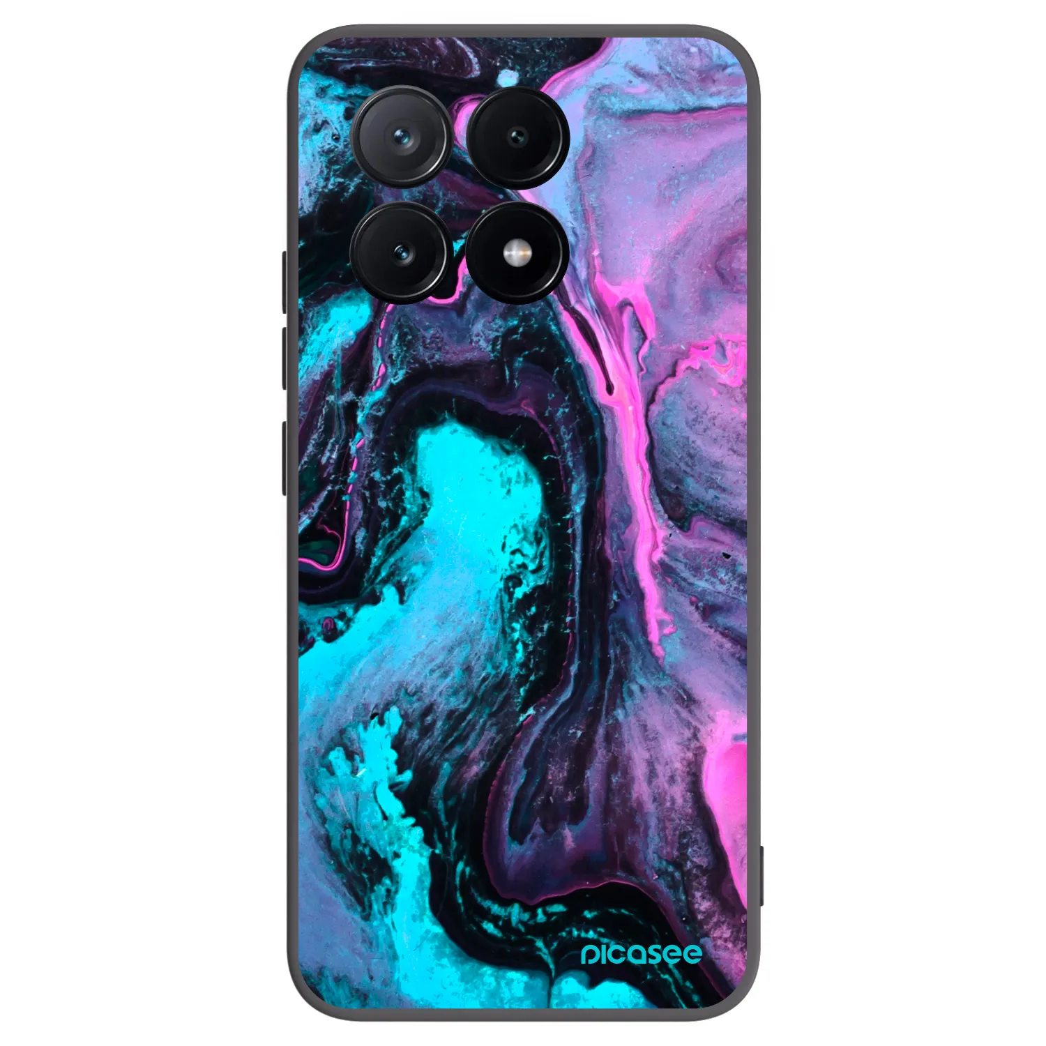 Picasee silikónový čierny obal pre Xiaomi Poco X6 Pro - Lean 2
