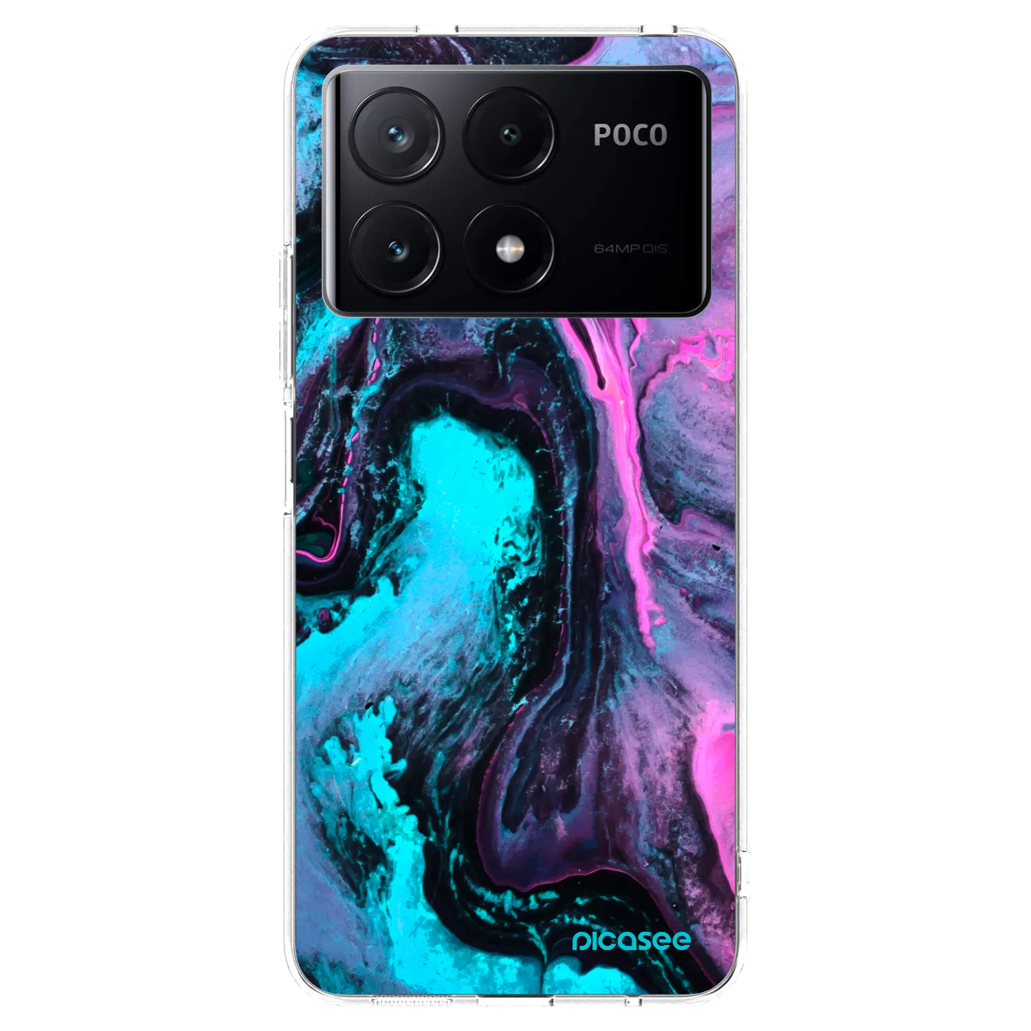 Picasee silikónový prehľadný obal pre Xiaomi Poco X6 Pro - Lean 2