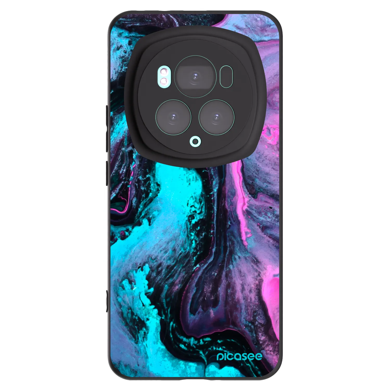 Picasee silikónový čierny obal pre Honor Magic6 Pro - Lean 2