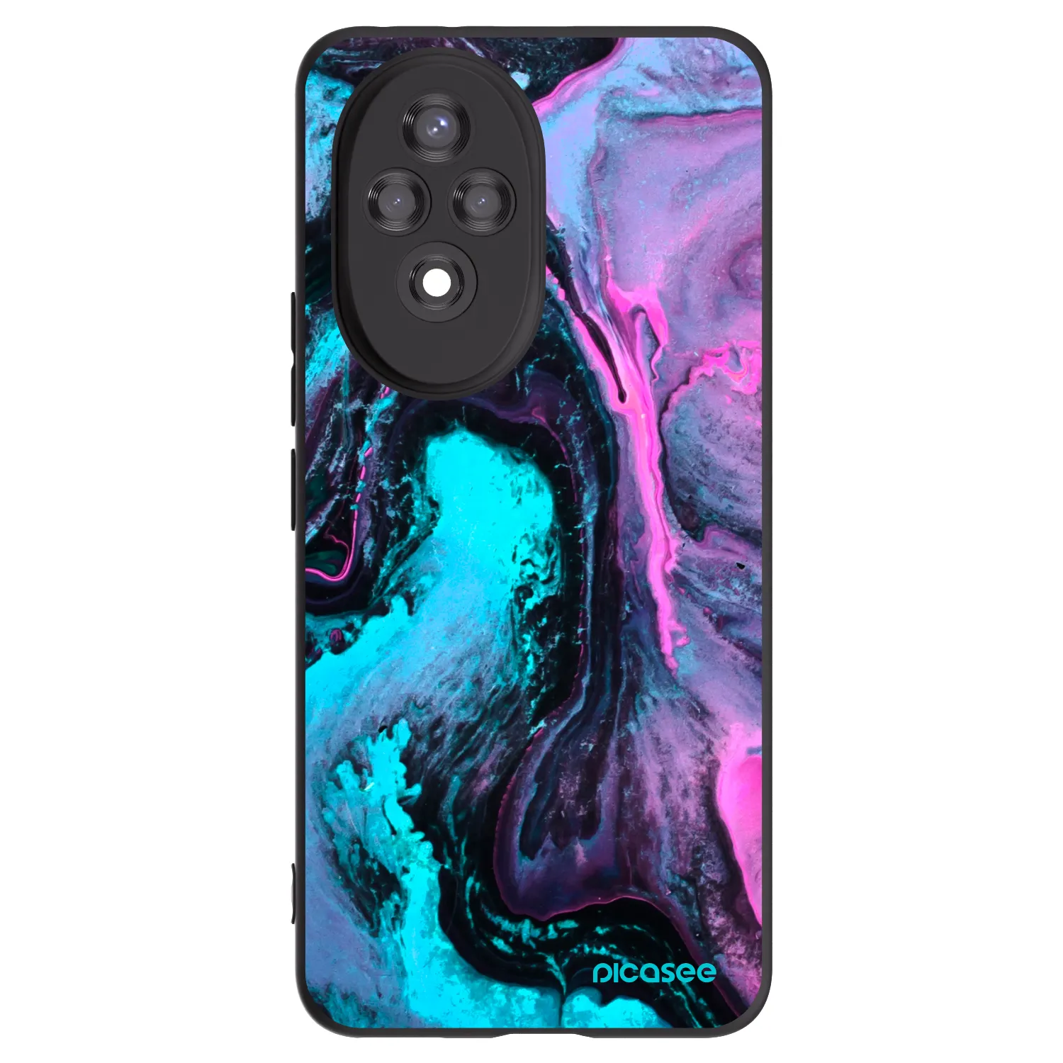 Picasee silikónový čierny obal pre Honor 200 Pro 5G - Lean 2