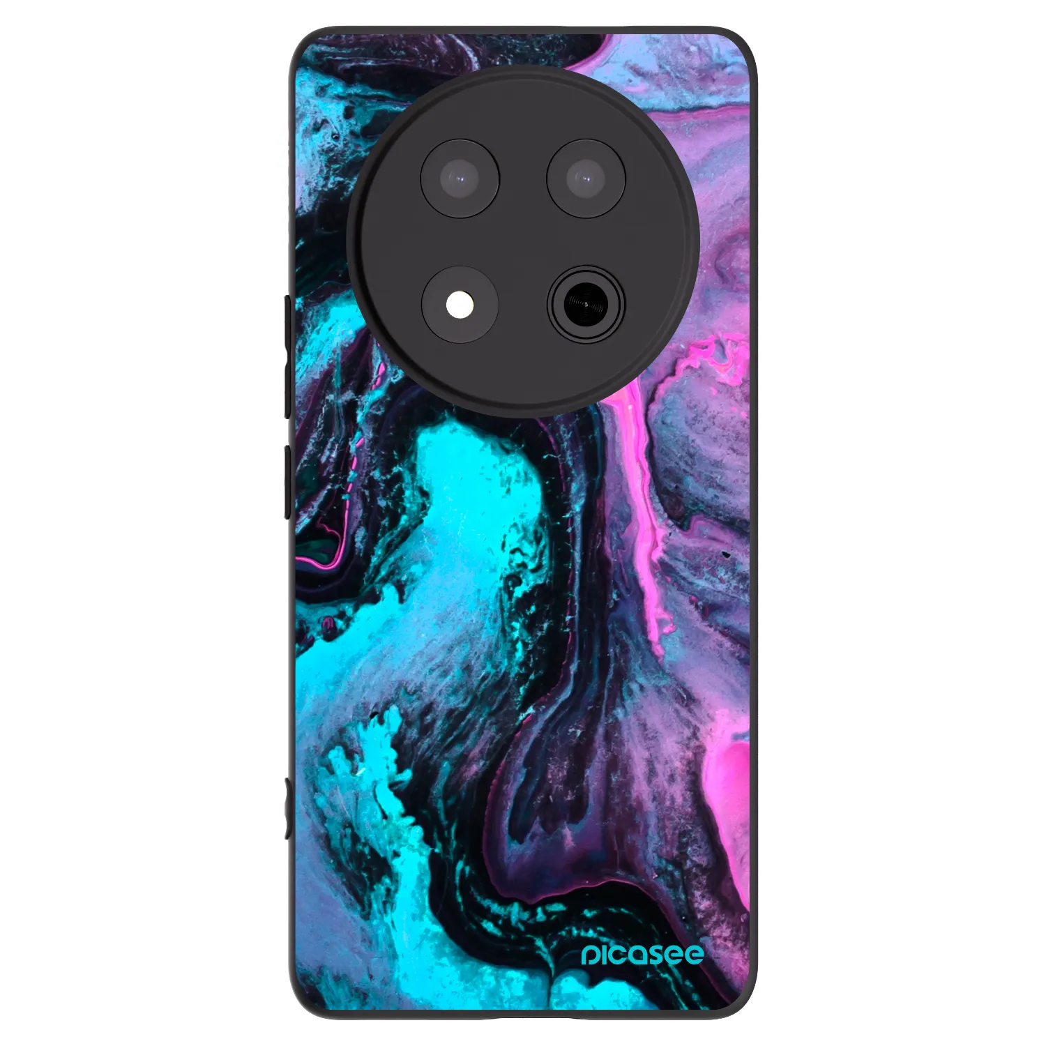 Picasee silikónový čierny obal pre Honor Magic7 Lite 5G - Lean 2