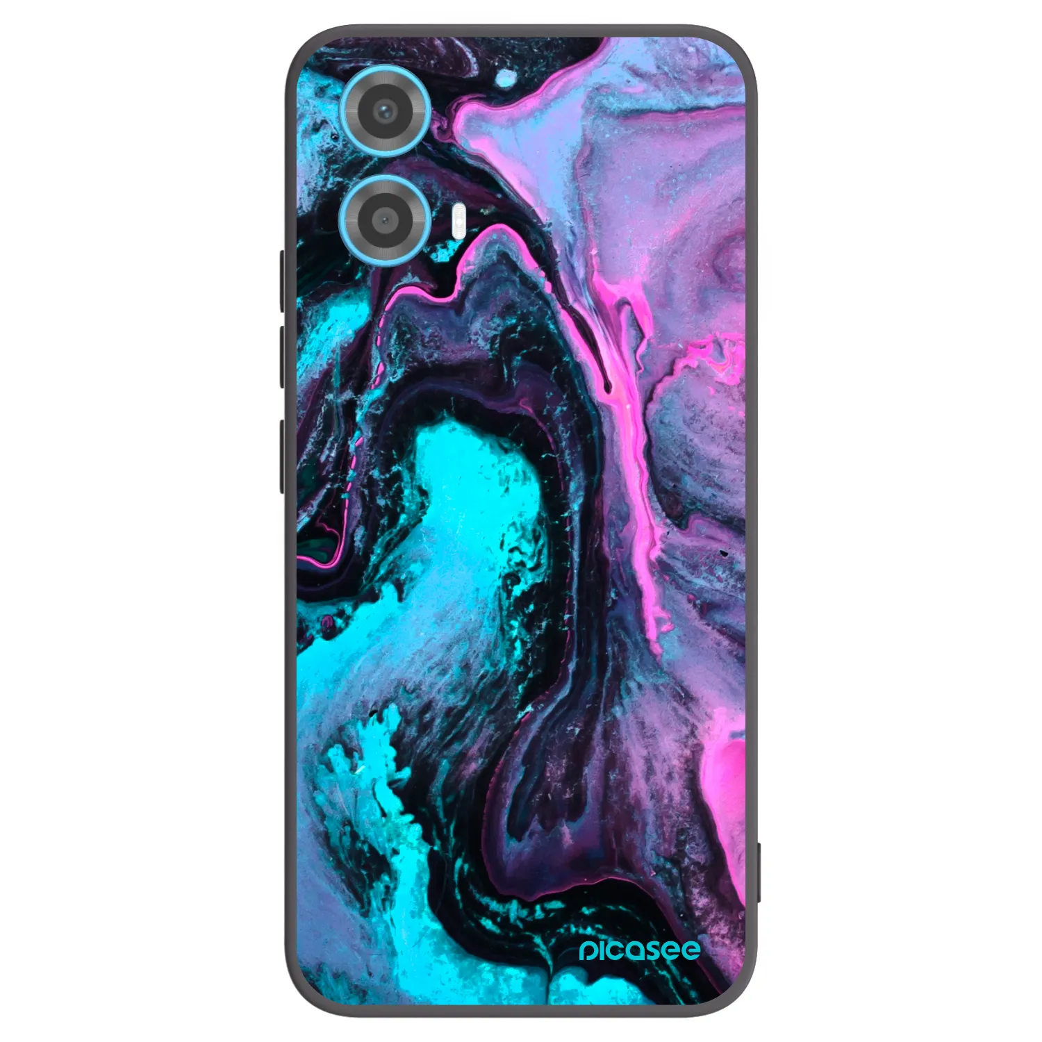 Picasee silikónový čierny obal pre Motorola Moto G34 5G - Lean 2