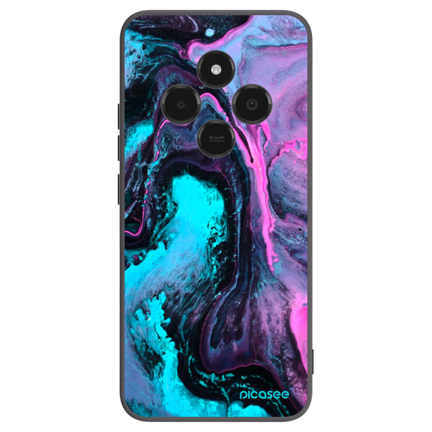 Silikónový čierny obal pre Xiaomi Poco C75 - Lean 2