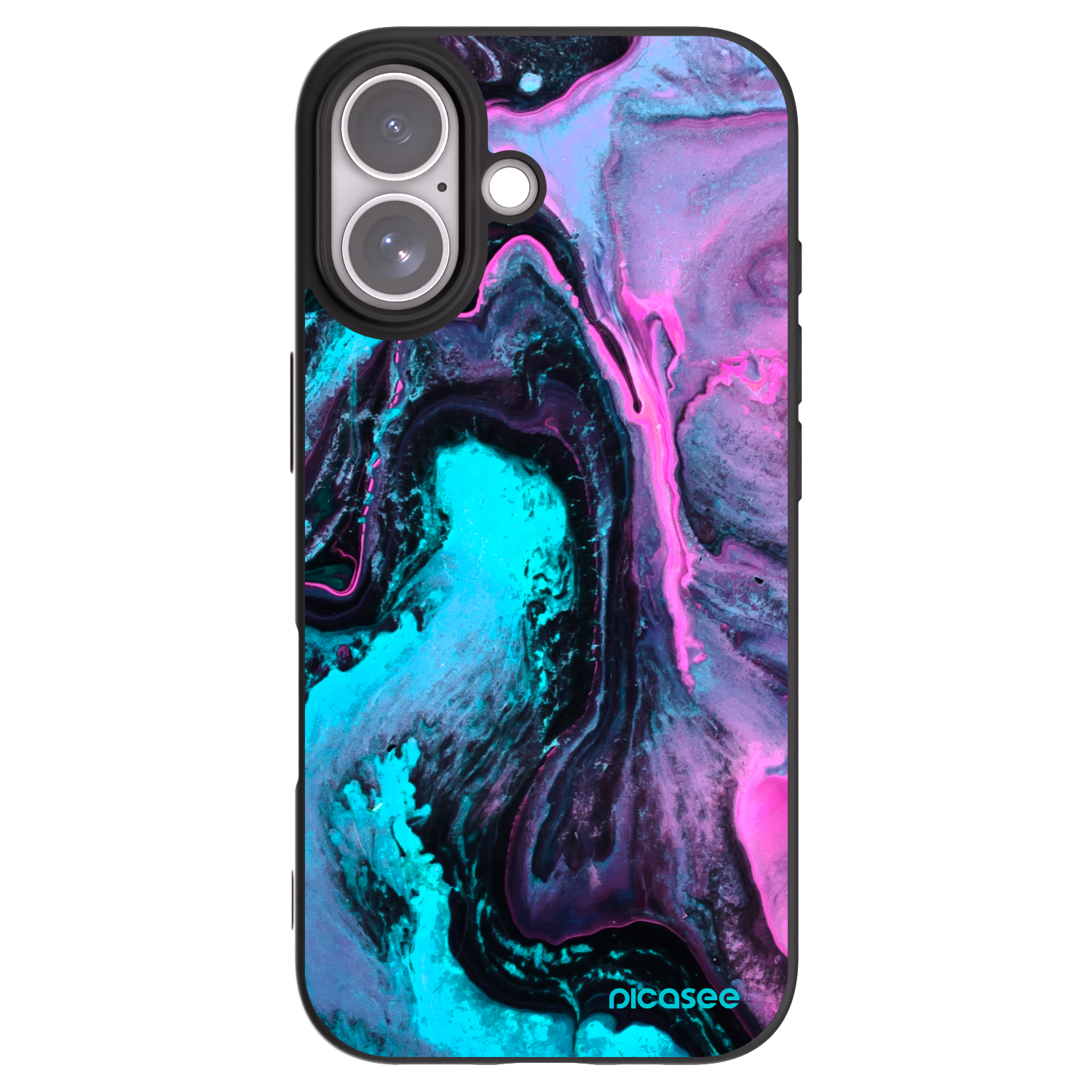 Picasee silikónový čierny obal pre Apple iPhone 17 - Lean 2