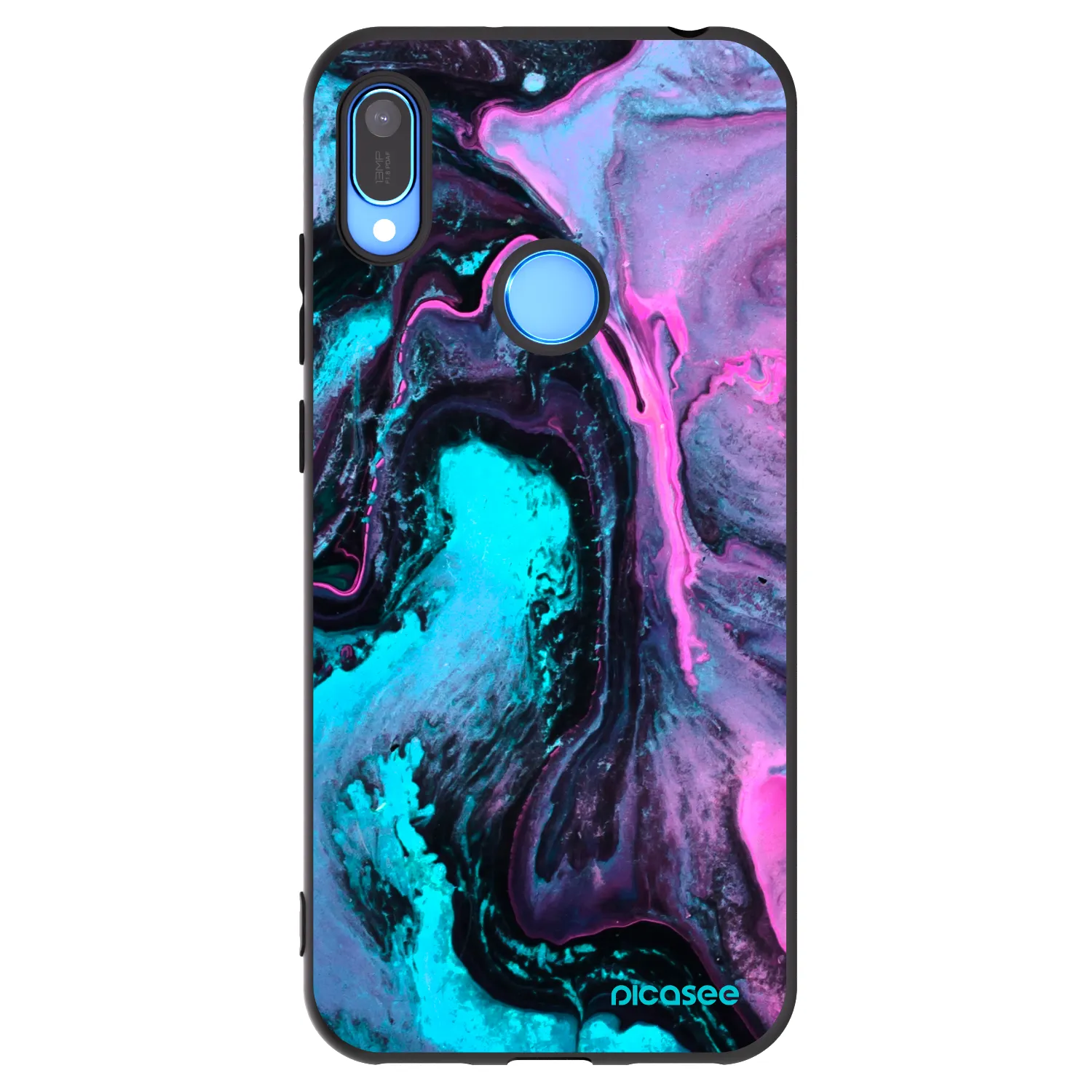 Picasee silikónový čierny obal pre Huawei Y6 2019 - Lean 2