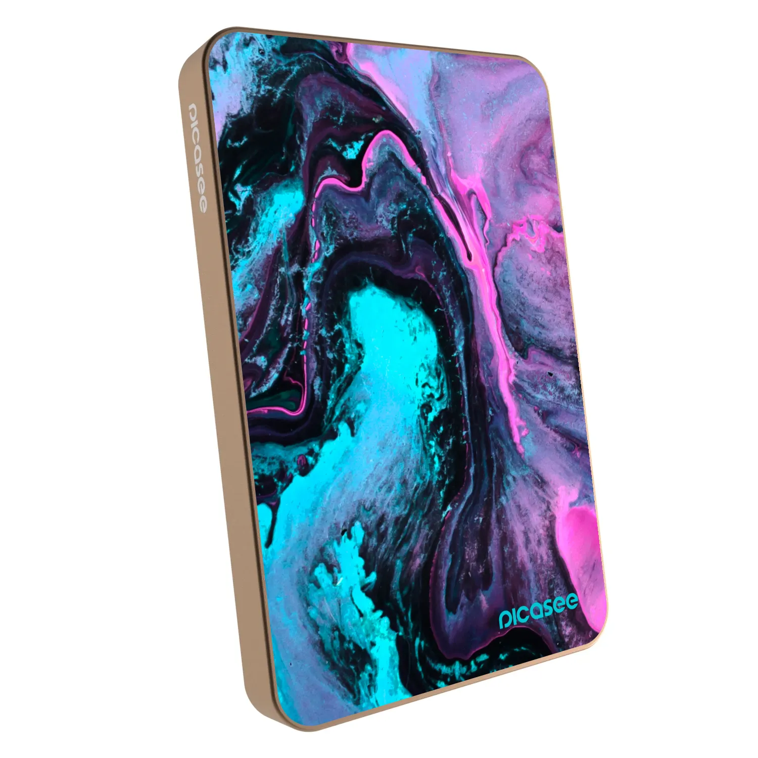 Picasee Powerbanka s MagSafe 5 000 mAh Zlatá - Lean 2