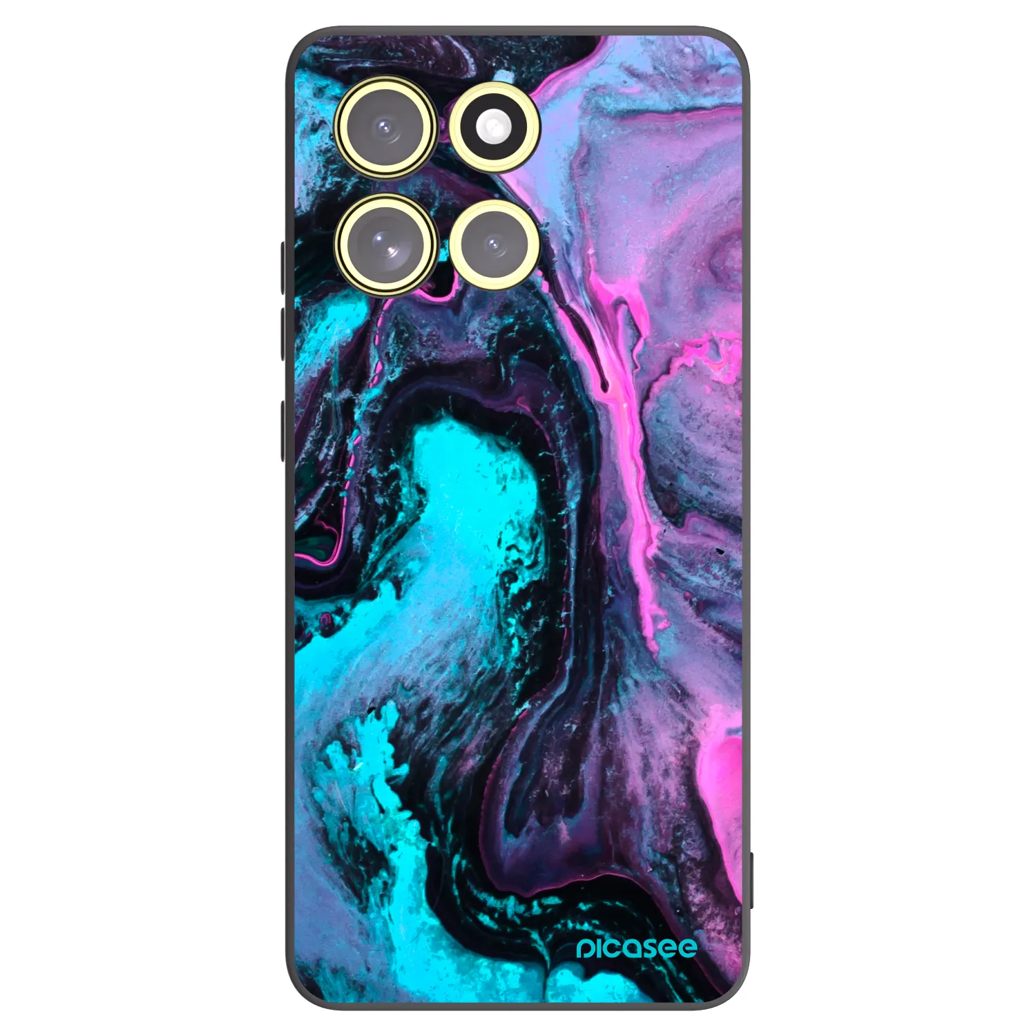 Picasee silikónový čierny obal pre Motorola Moto G86 Power 5G - Lean 2