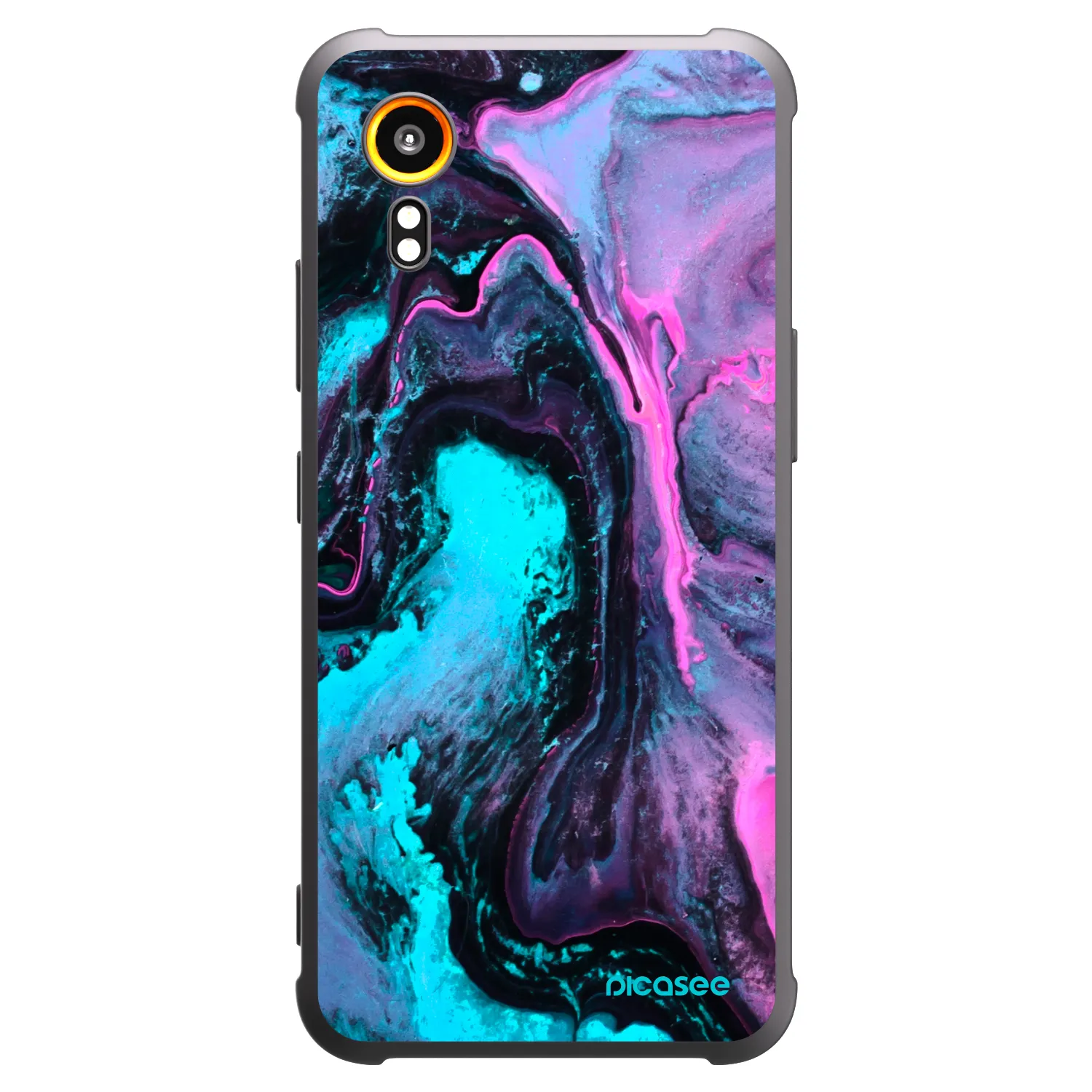 Picasee silikónový čierny obal pre Samsung Galaxy Xcover 7 - Lean 2