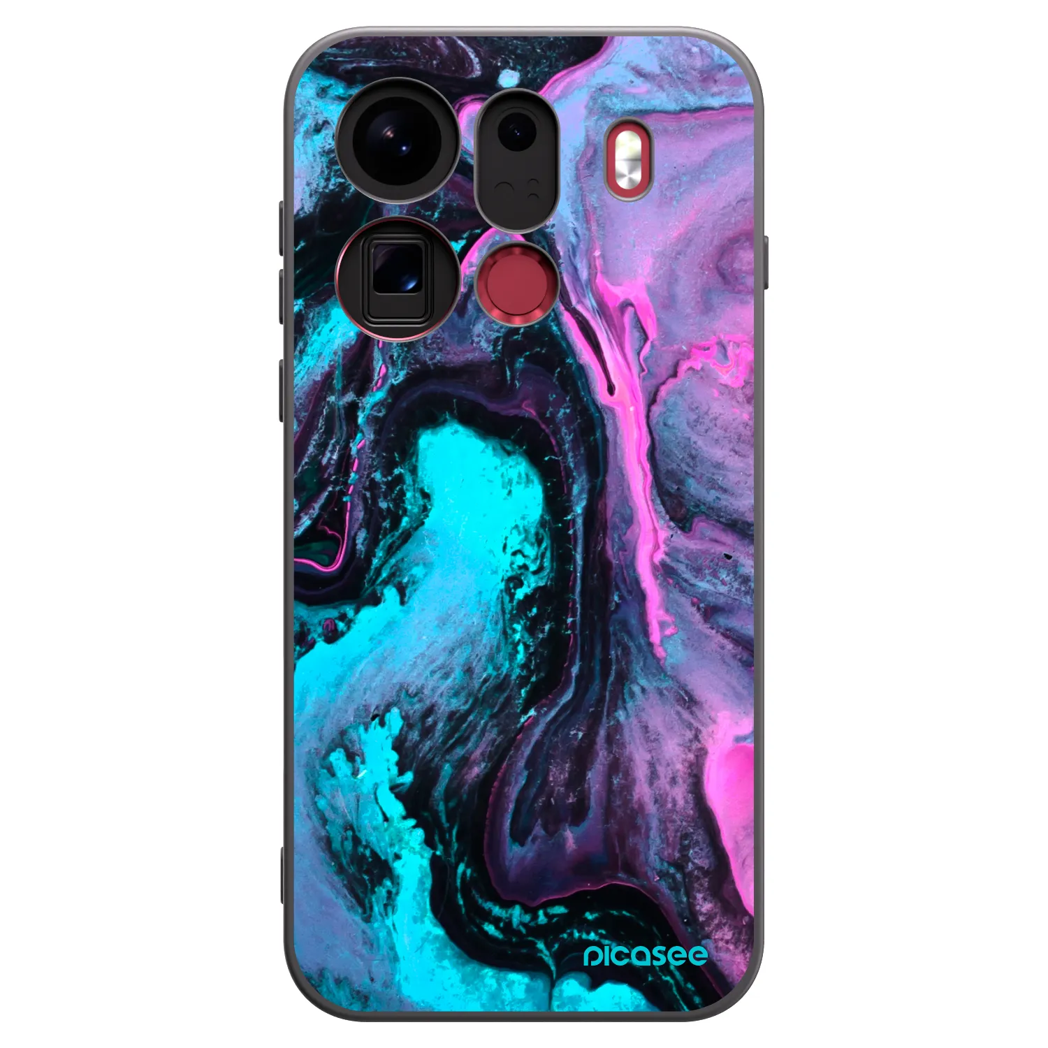 Picasee silikónový čierny obal pre OPPO Find X9 Pro - Lean 2