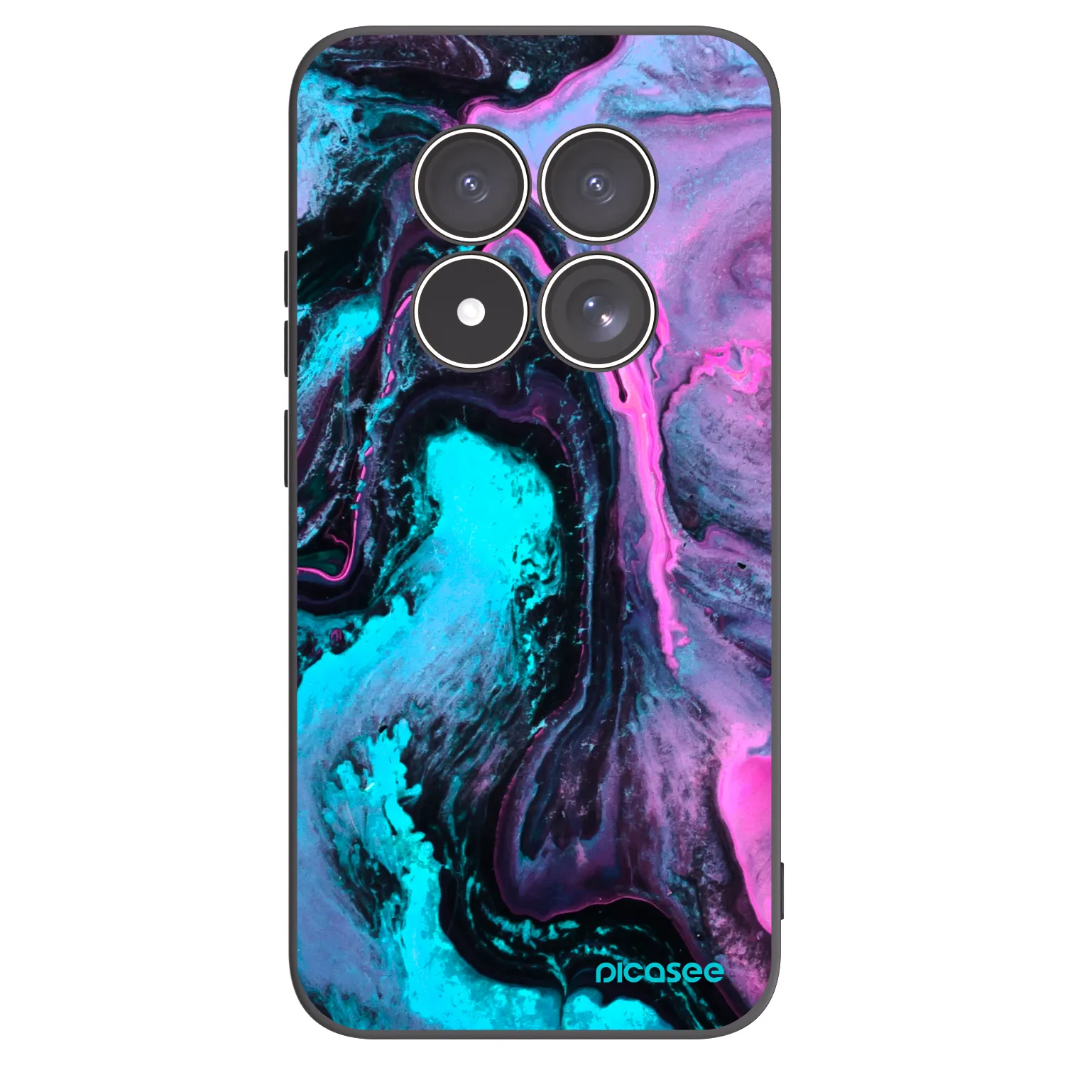 Picasee silikónový čierny obal pre Xiaomi Redmi Note 15 Pro 5G - Lean 2
