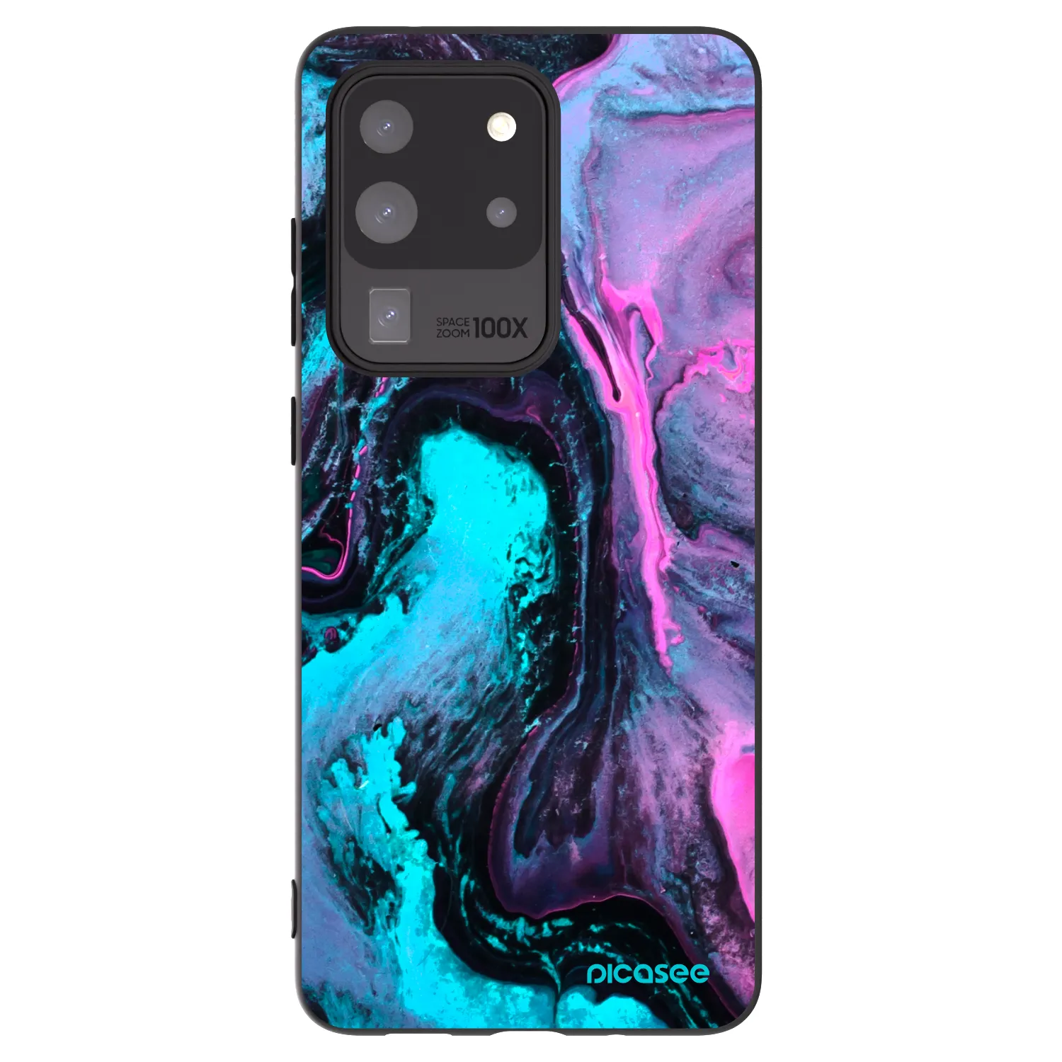 Picasee silikónový čierny obal pre Samsung Galaxy S20 Ultra 5G G988F - Lean 2
