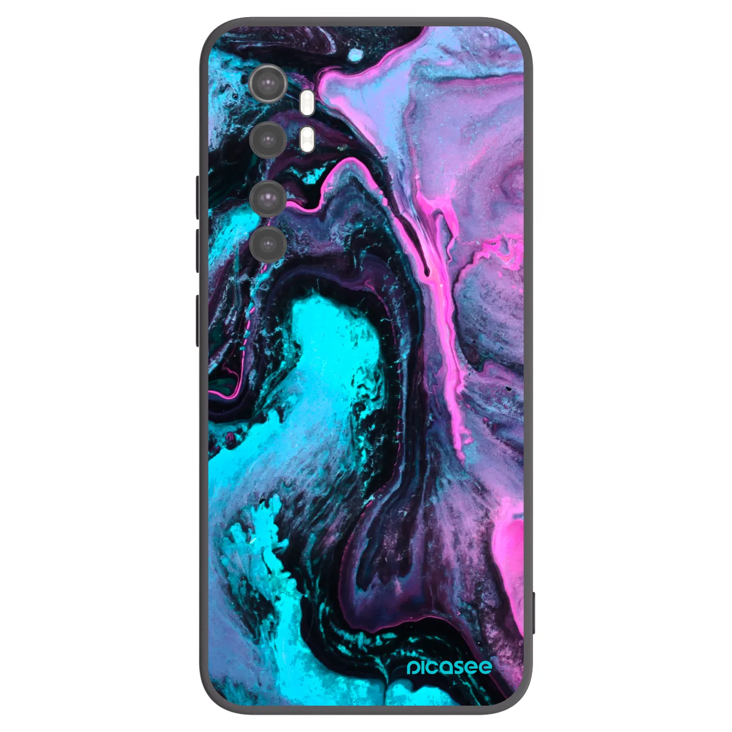 Picasee silikónový čierny obal pre Xiaomi Mi Note 10 Lite - Lean 2