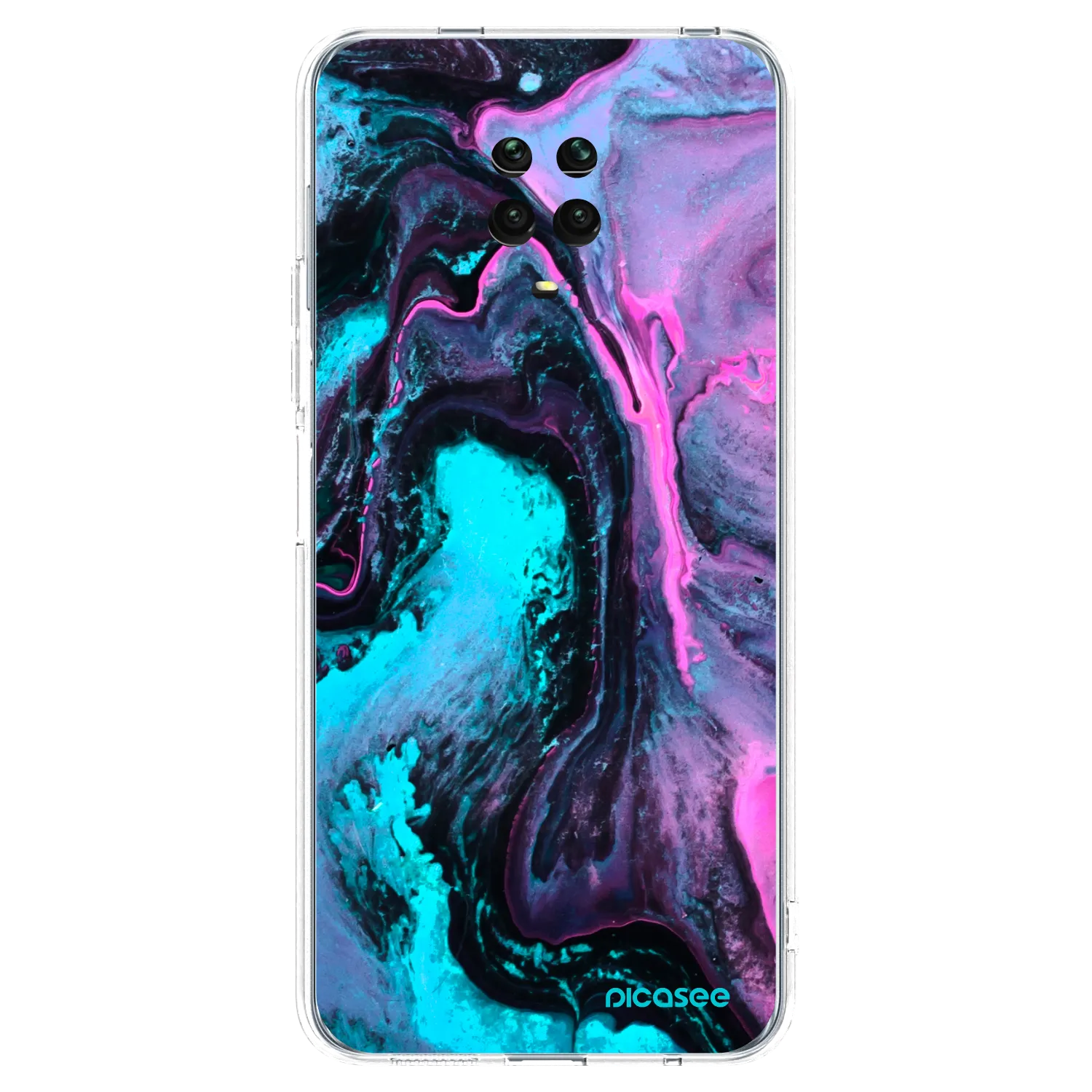 Picasee silikónový prehľadný obal pre Xiaomi Redmi Note 9S - Lean 2