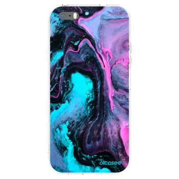 Picasee silikónový prehľadný obal pre Apple iPhone 5/5S/SE - Lean 2