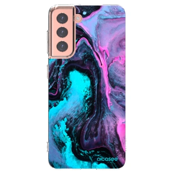 Picasee silikónový prehľadný obal pre Samsung Galaxy S21 5G G991B - Lean 2