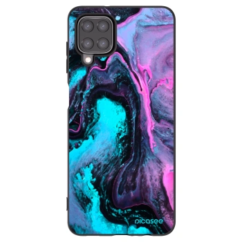Picasee silikónový čierny obal pre Samsung Galaxy A12 A125F - Lean 2