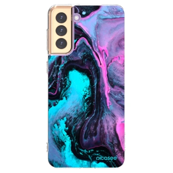 Picasee silikónový prehľadný obal pre Samsung Galaxy S21+ 5G G996F - Lean 2