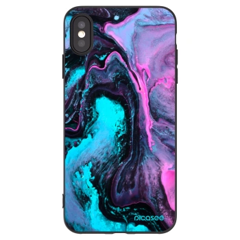 Picasee silikónový čierny obal pre Apple iPhone XS Max - Lean 2