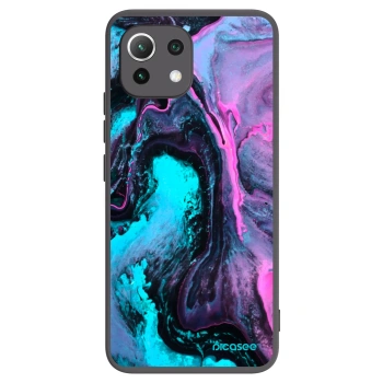 Picasee silikónový čierny obal pre Xiaomi 11 Lite 5G NE - Lean 2