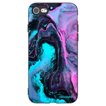 Picasee silikónový čierny obal pre Apple iPhone SE 2022 - Lean 2