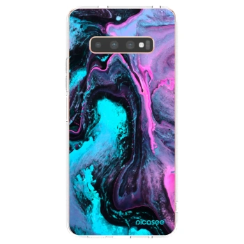 Picasee silikónový prehľadný obal pre Samsung Galaxy S10 Plus G975 - Lean 2