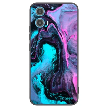 Picasee silikónový čierny obal pre Motorola Moto G34 5G - Lean 2