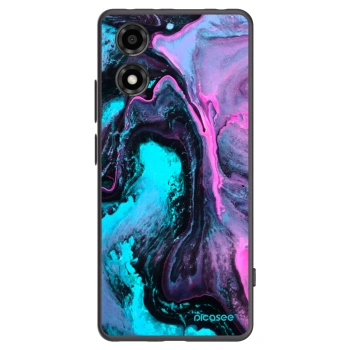 Picasee silikónový čierny obal pre Motorola Moto E14 - Lean 2
