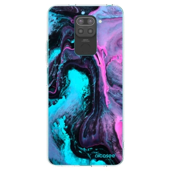 Picasee silikónový čierny obal pre Xiaomi Redmi Note 9 - Lean 2