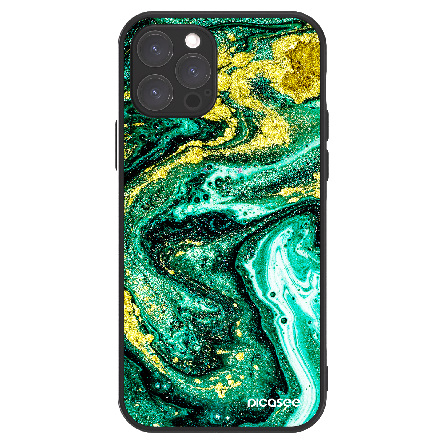Picasee ULTIMATE CASE pro Apple iPhone 12 Pro - Green Gold