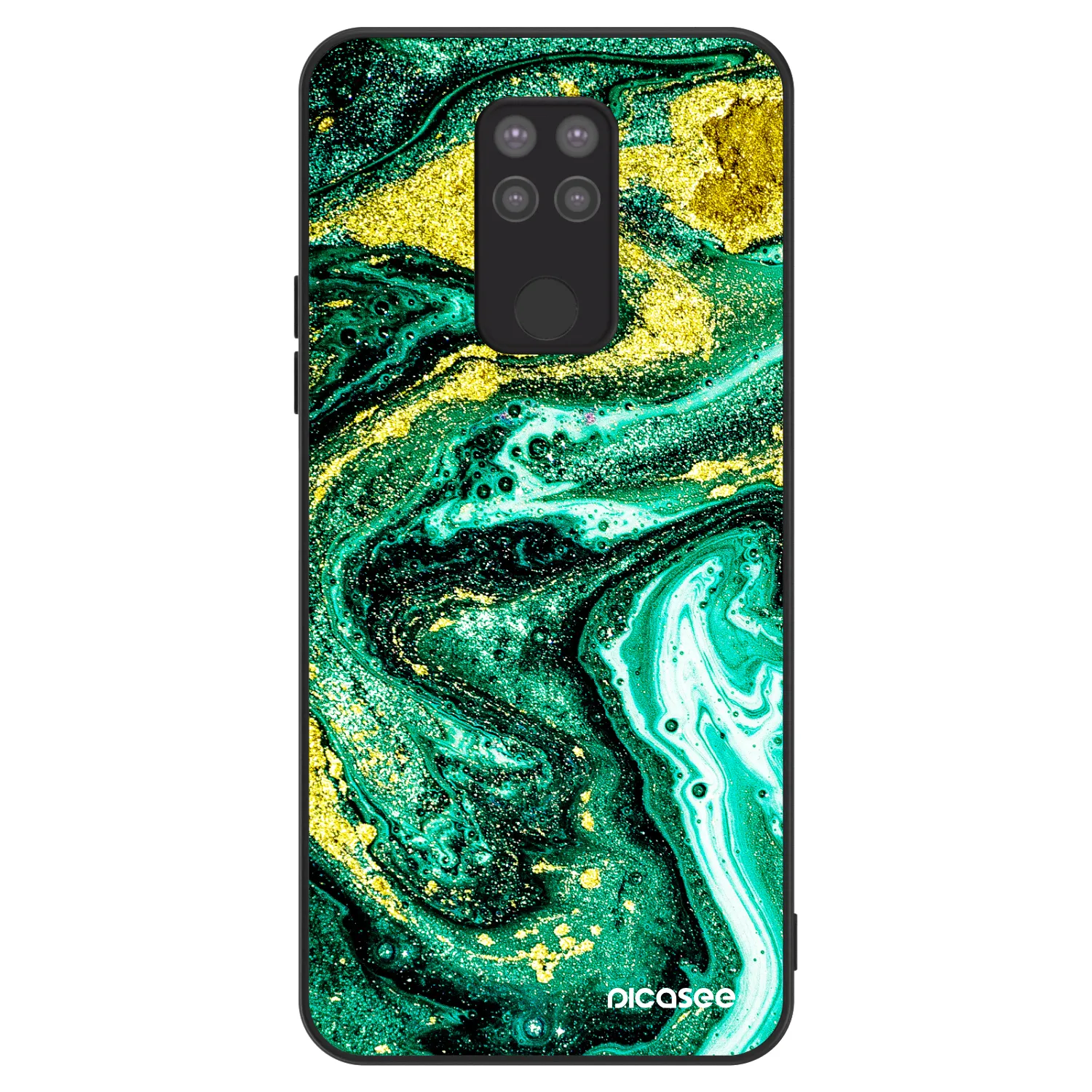 Picasee ULTIMATE CASE pro Xiaomi Redmi Note 9 - Green Gold