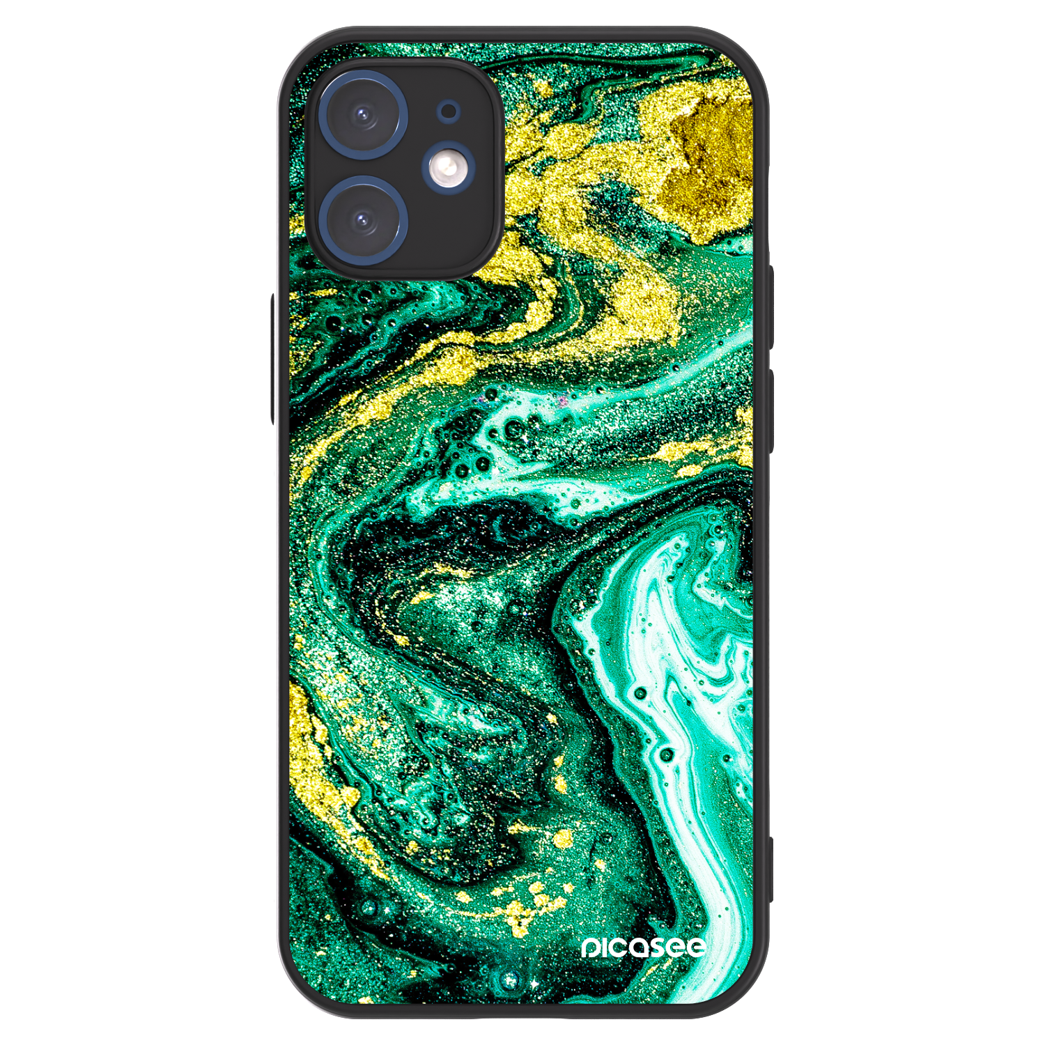 Picasee ULTIMATE CASE pro Apple iPhone 12 mini - Green Gold