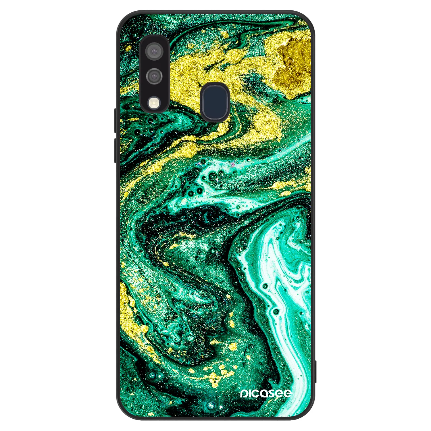 Picasee ULTIMATE CASE pro Samsung Galaxy A40 A405F - Green Gold