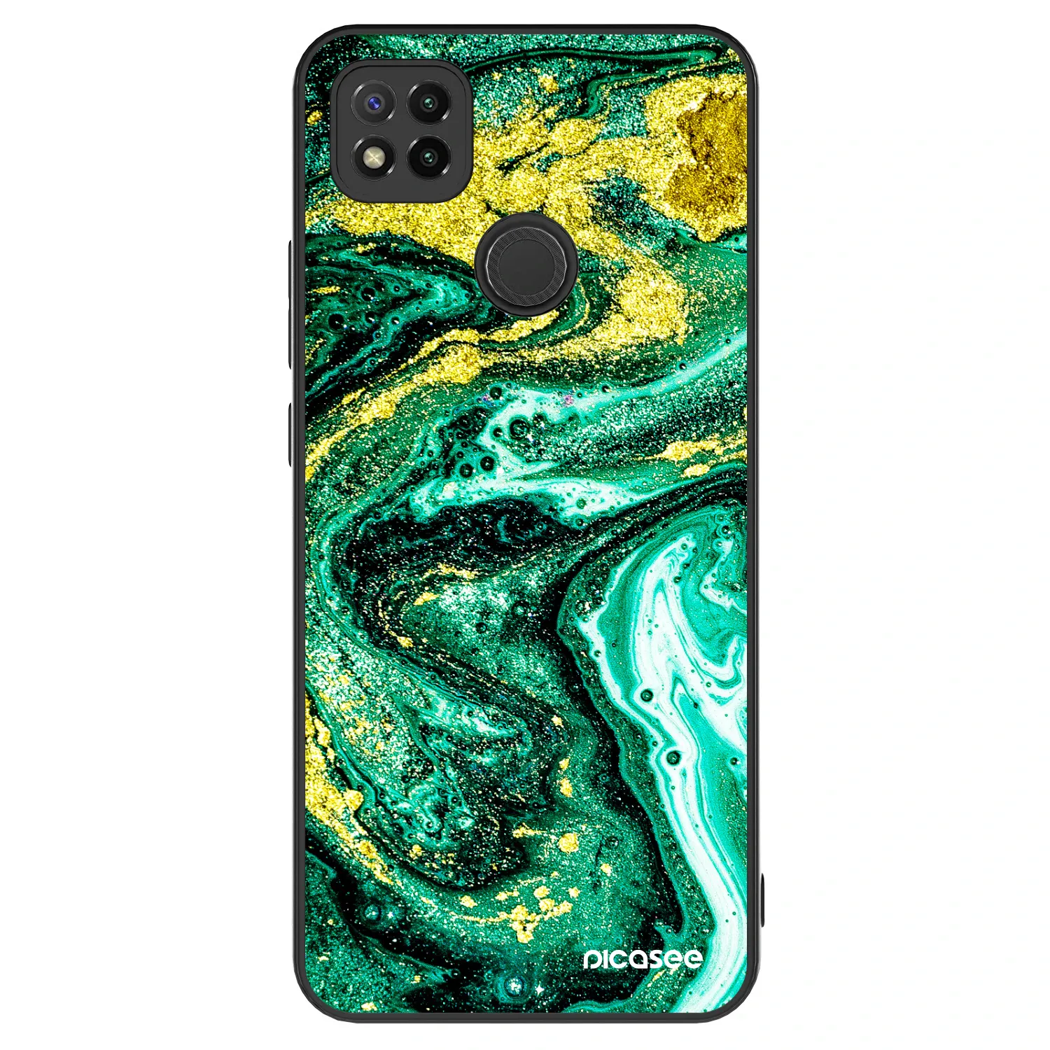 Picasee ULTIMATE CASE pro Xiaomi Redmi 9C - Green Gold