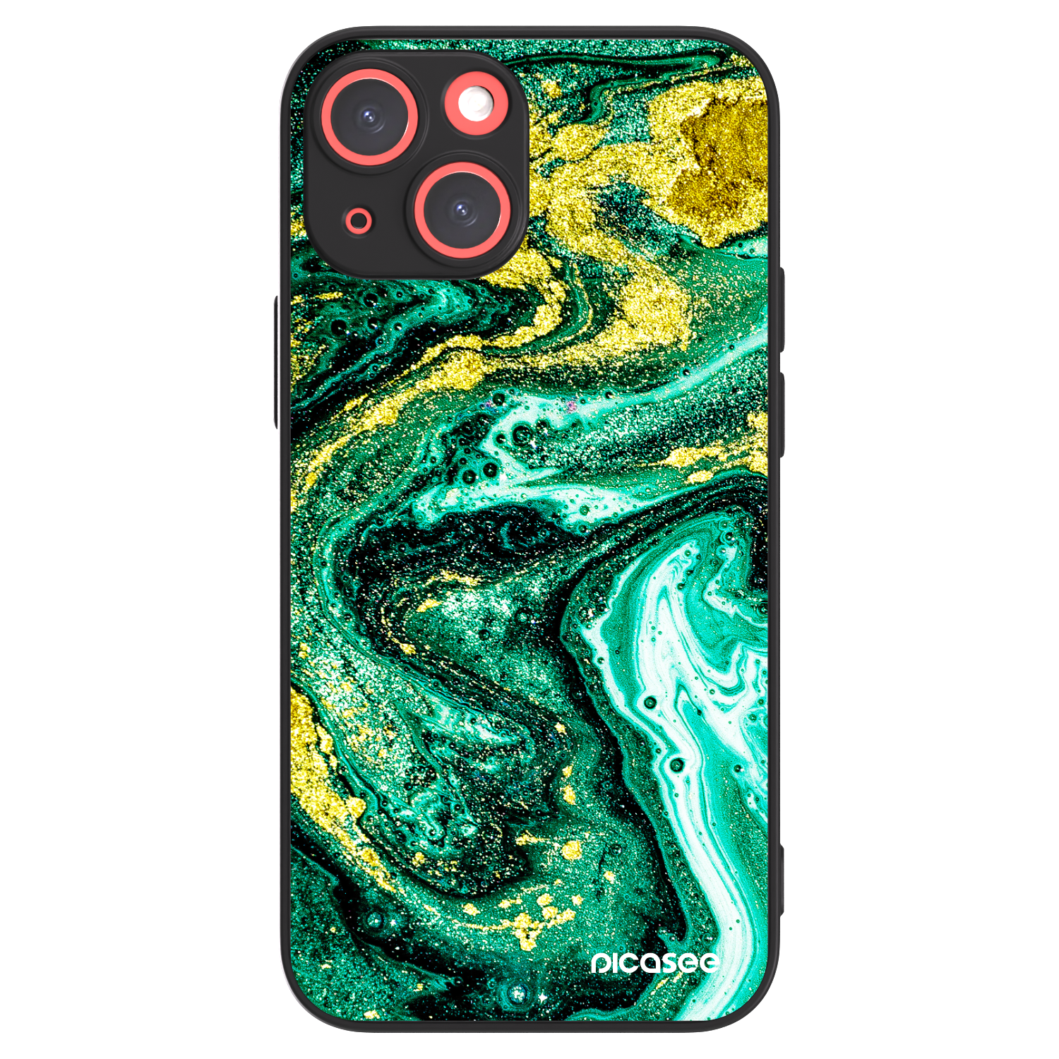 Picasee ULTIMATE CASE pro Apple iPhone 13 mini - Green Gold