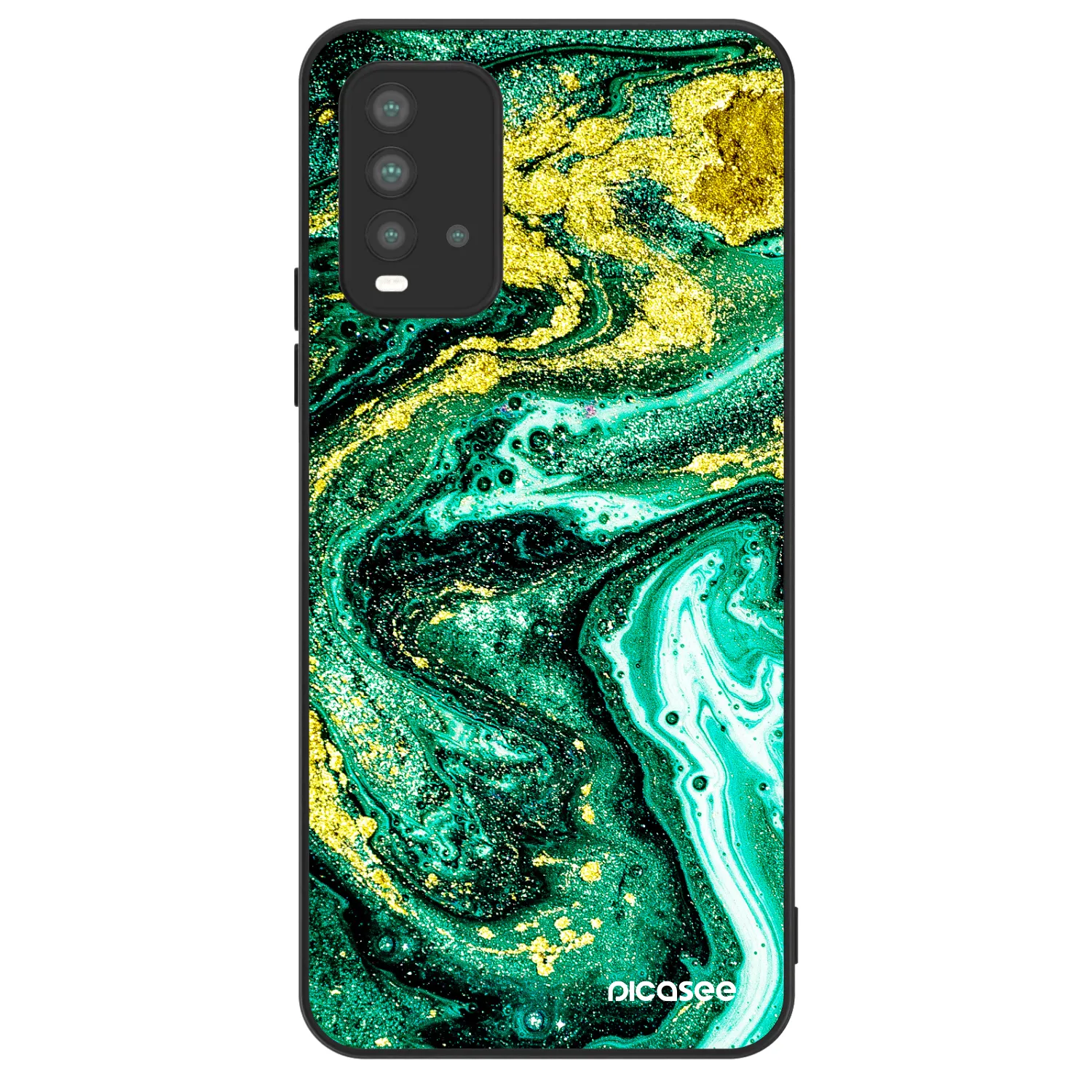 Picasee ULTIMATE CASE pro Xiaomi Redmi 9T - Green Gold