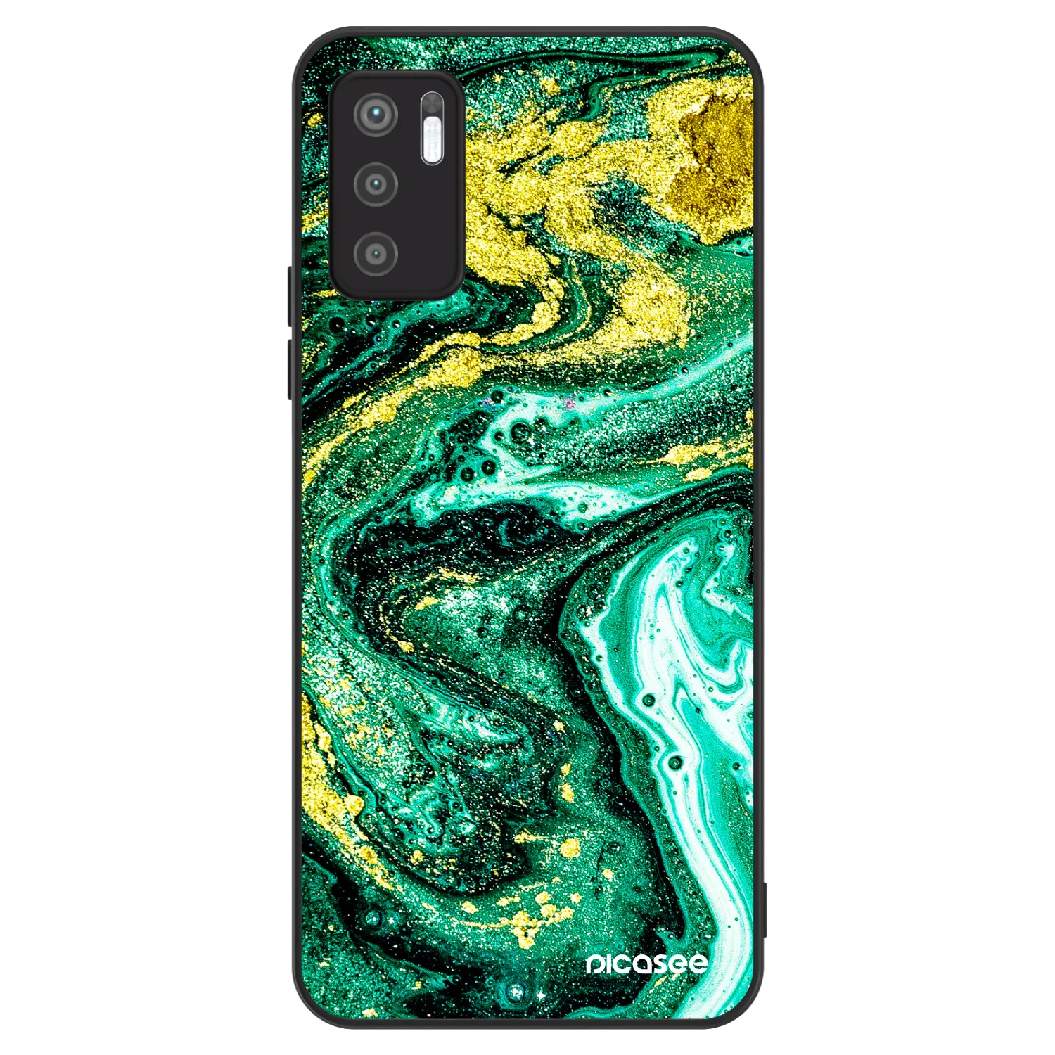 Picasee ULTIMATE CASE pro Xiaomi Redmi Note 10 5G - Green Gold