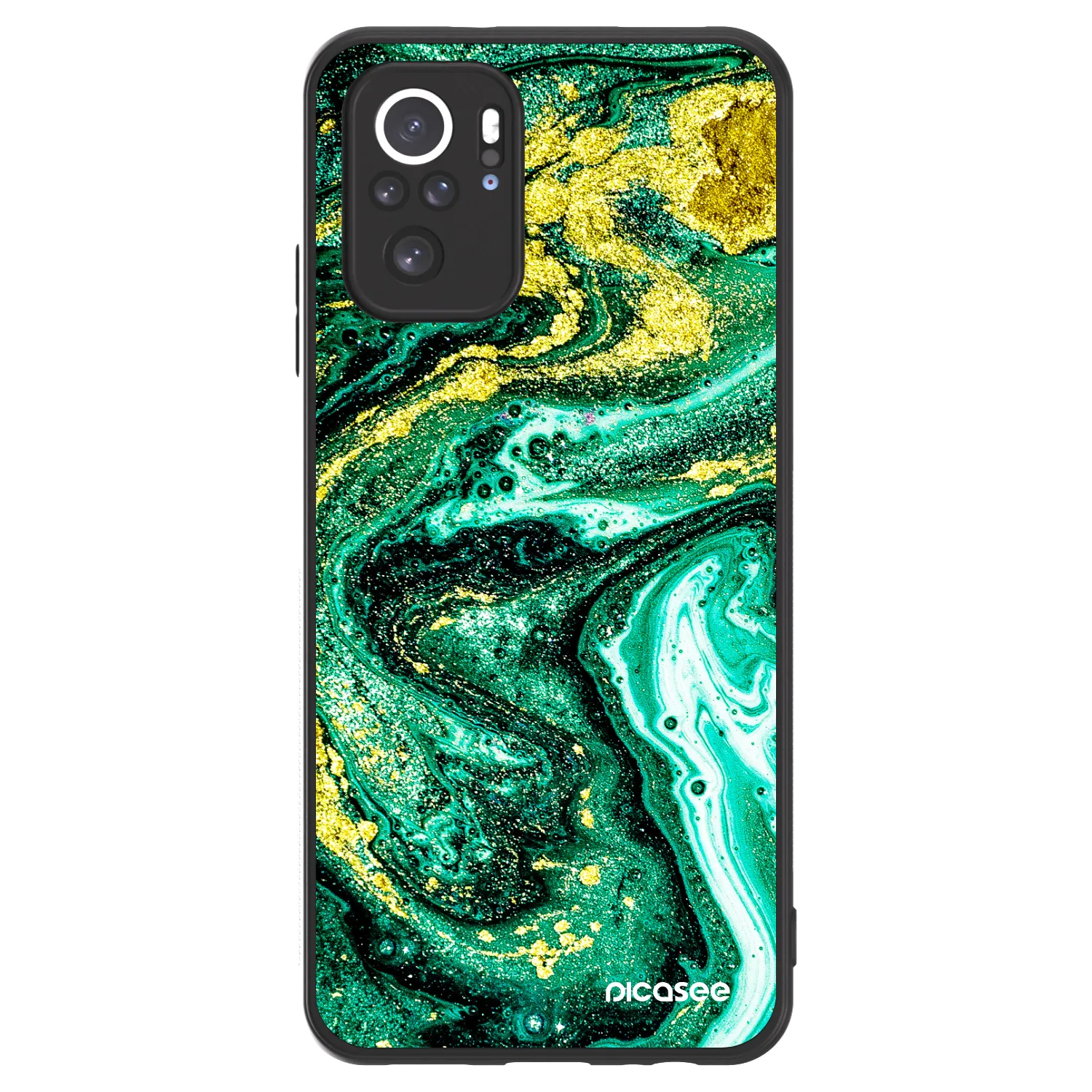 Picasee ULTIMATE CASE pro Xiaomi Redmi Note 10S - Green Gold