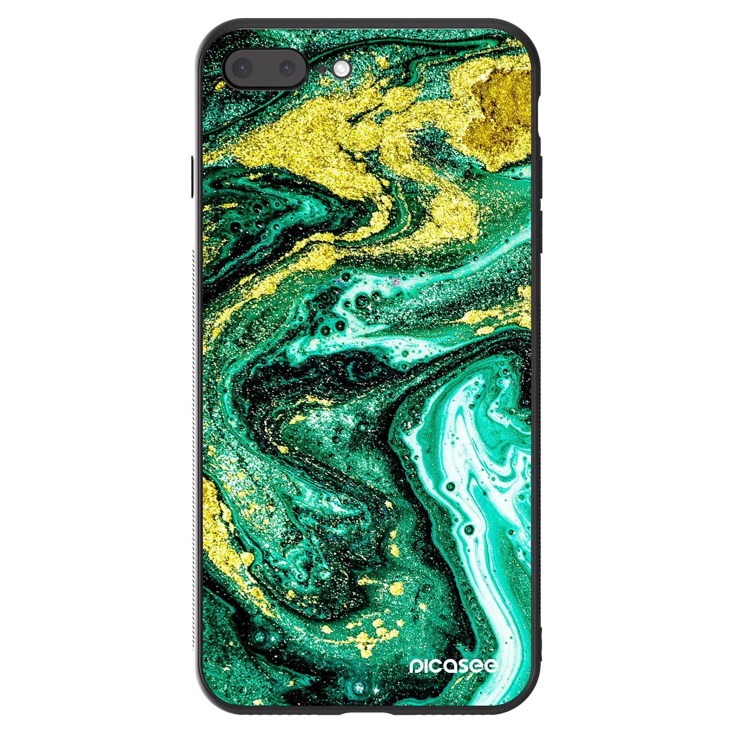 Picasee ULTIMATE CASE pro Apple iPhone 8 Plus - Green Gold