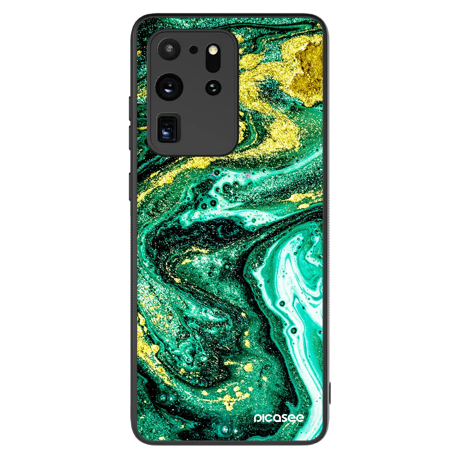Picasee ULTIMATE CASE pro Samsung Galaxy S20 Ultra 5G G988F - Green Gold