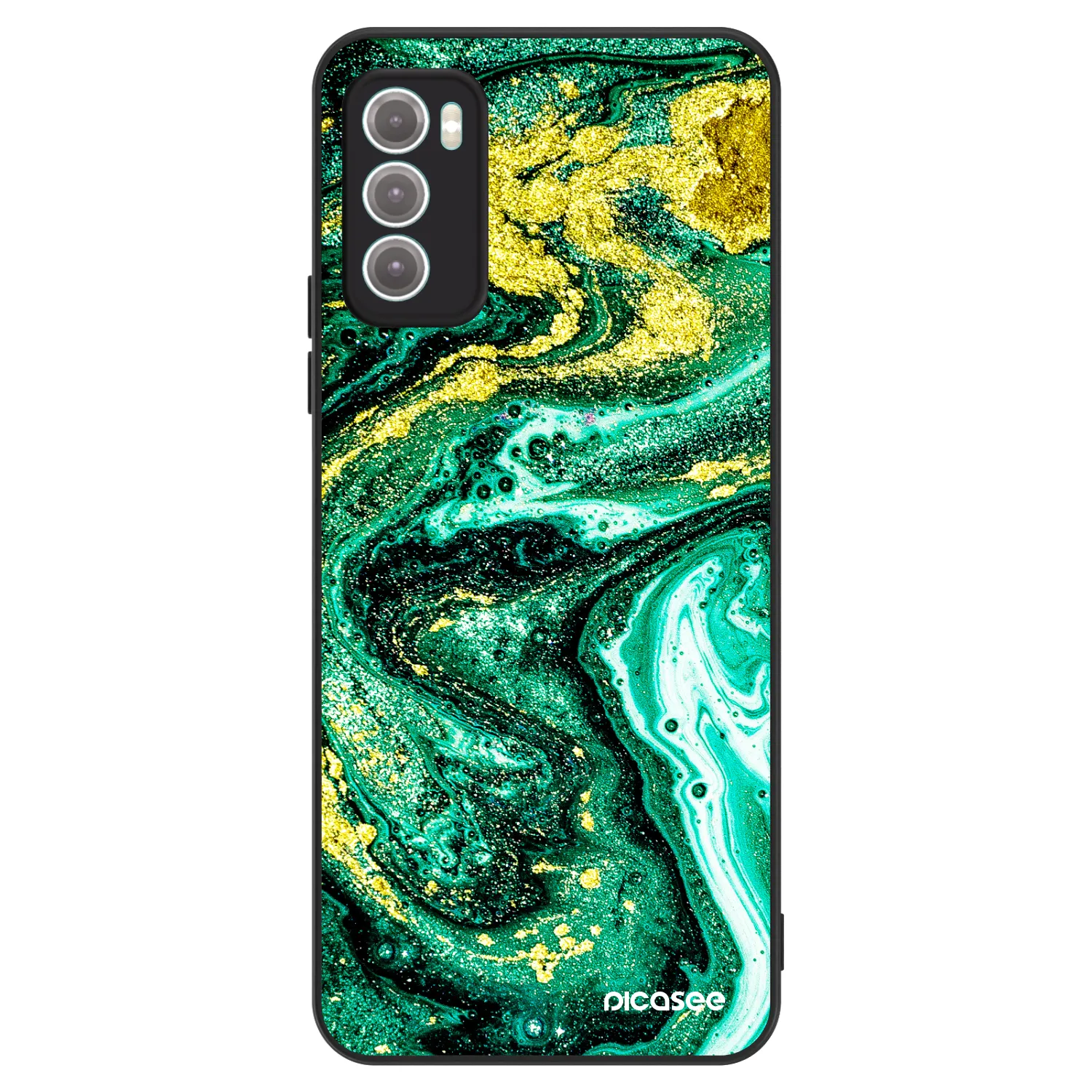 Picasee ULTIMATE CASE pro Motorola Moto G60 - Green Gold