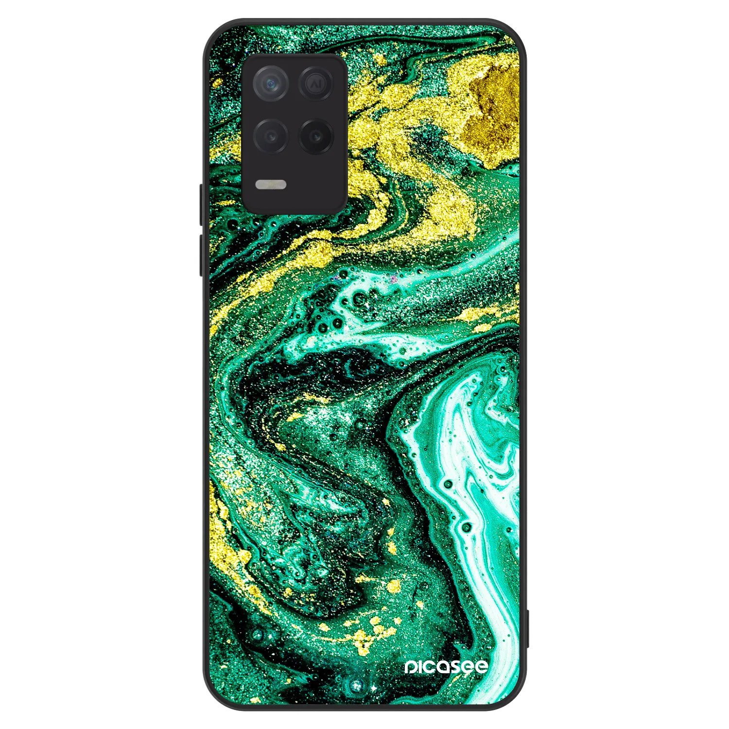 Picasee ULTIMATE CASE pro Realme 8 5G - Green Gold