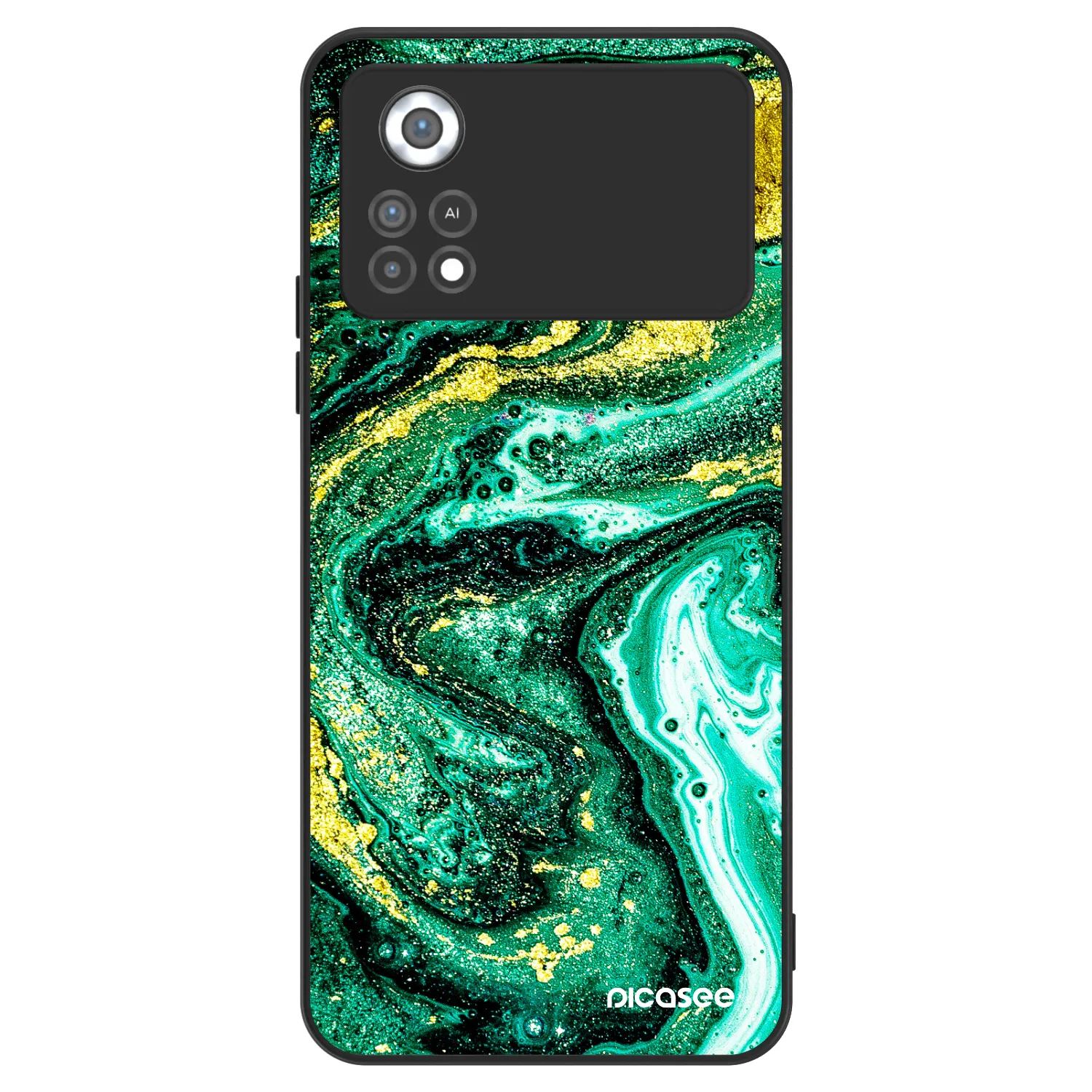 Picasee ULTIMATE CASE pro Xiaomi Poco X4 Pro 5G - Green Gold