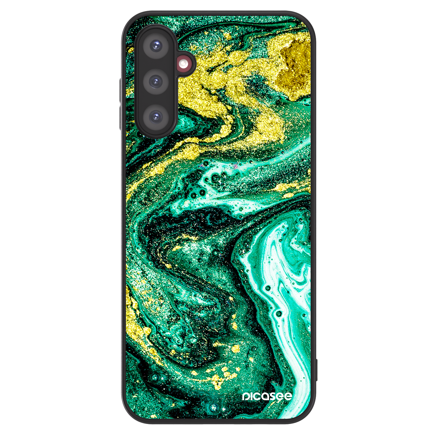 Picasee ULTIMATE CASE pro Samsung Galaxy A14 4G A145R - Green Gold