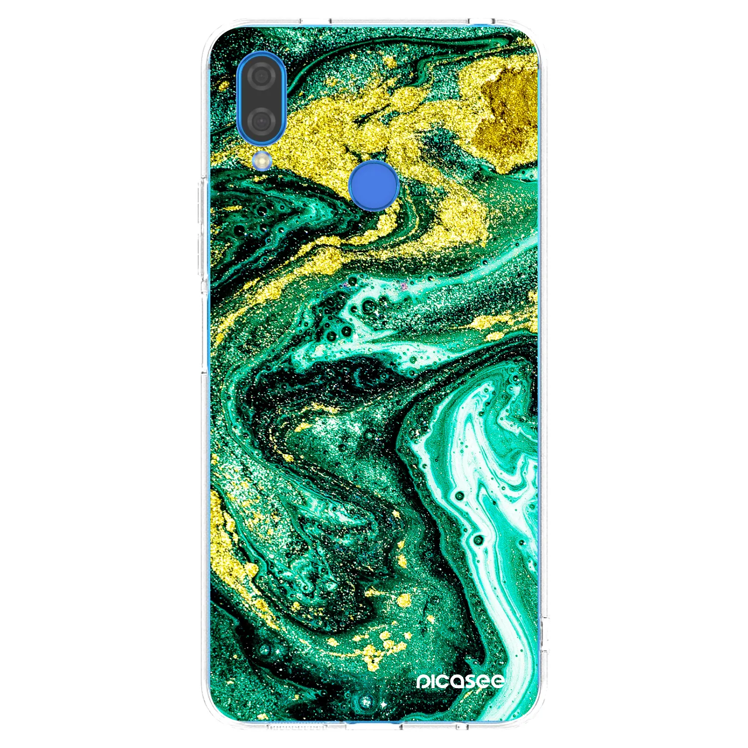 Picasee silikónový prehľadný obal pre Huawei Nova 3 - Green Gold
