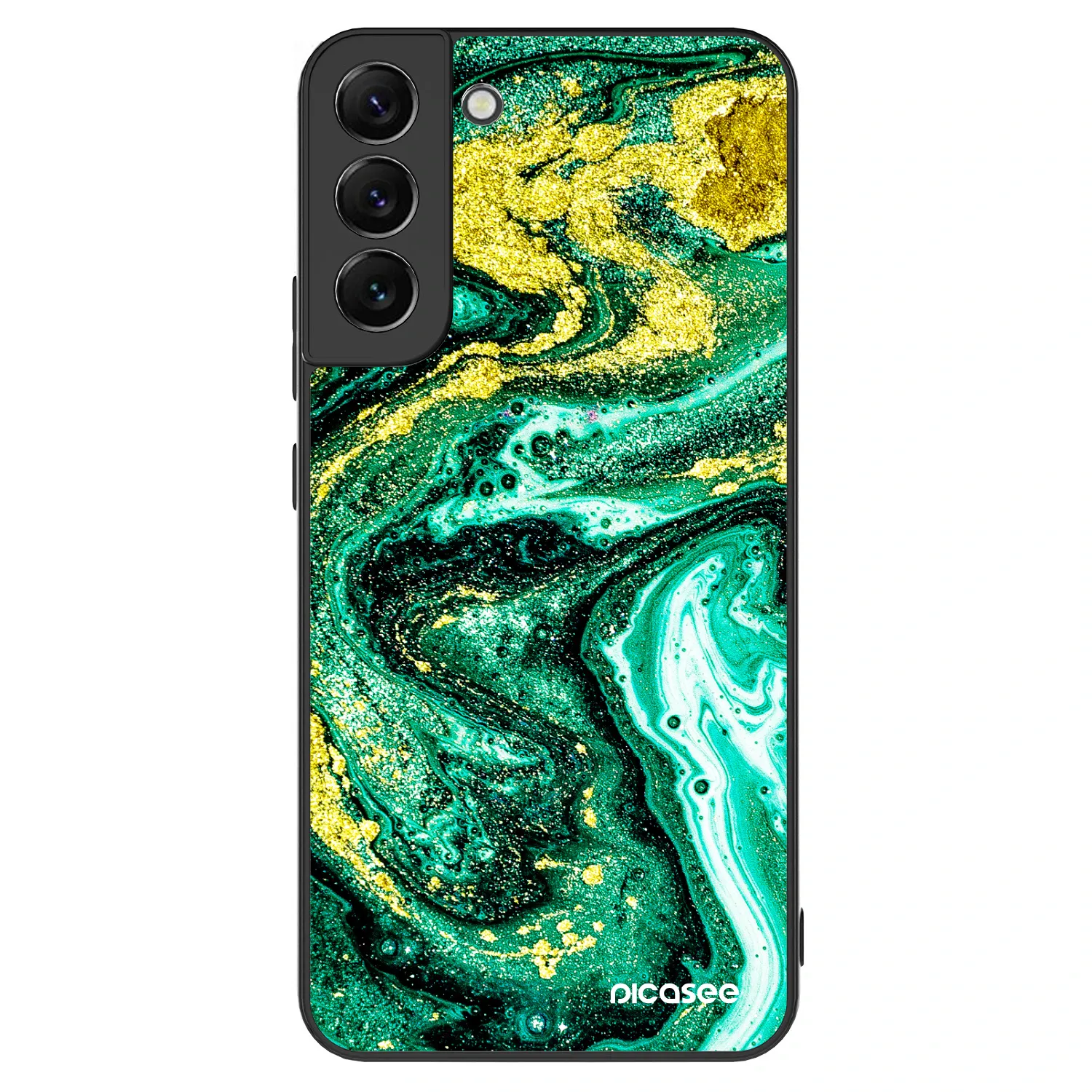 Picasee ULTIMATE CASE PowerShare pro Samsung Galaxy S22+ 5G - Green Gold