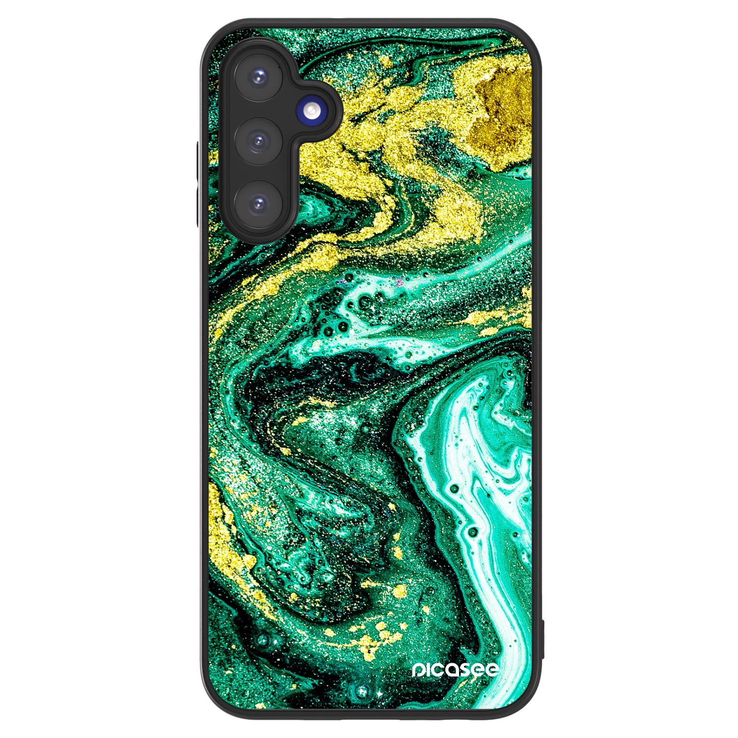 Picasee ULTIMATE CASE pro Samsung Galaxy A15 A155F 4G - Green Gold