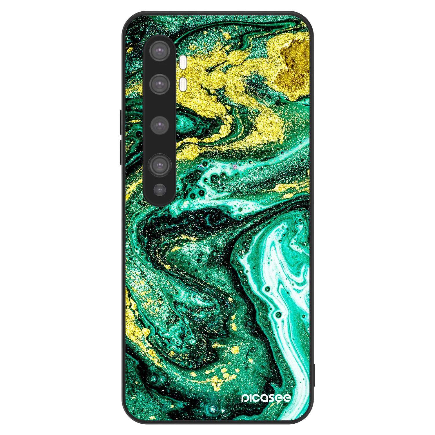 Picasee ULTIMATE CASE pro Xiaomi Mi Note 10 (Pro) - Green Gold