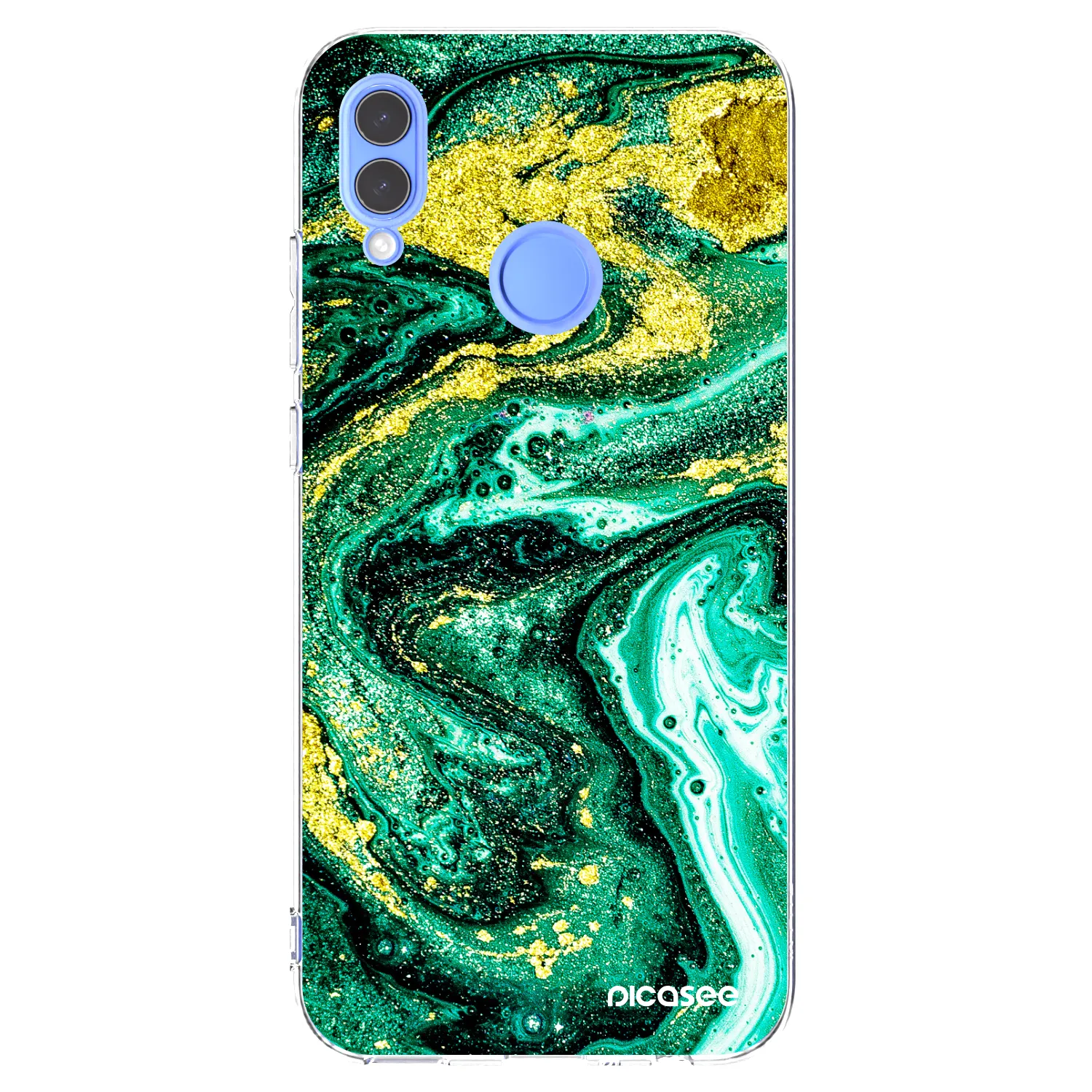 Silikónový prehľadný obal pre Huawei P Smart 2019 - Green Gold